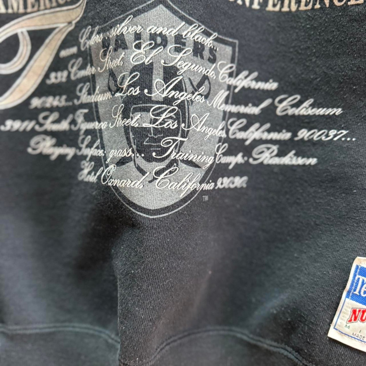 Vintage 90s Los Angeles Raiders NFL Football Crewneck
