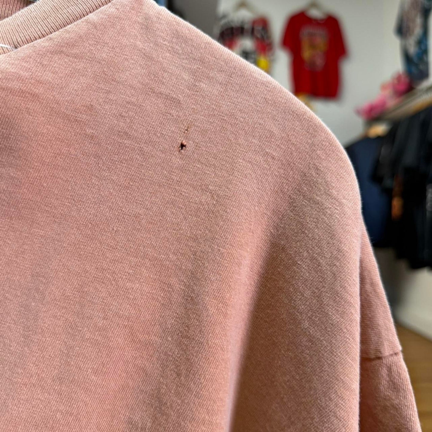 Vintage Y2K Faded Nike Swoosh Burnt Orange T-Shirt