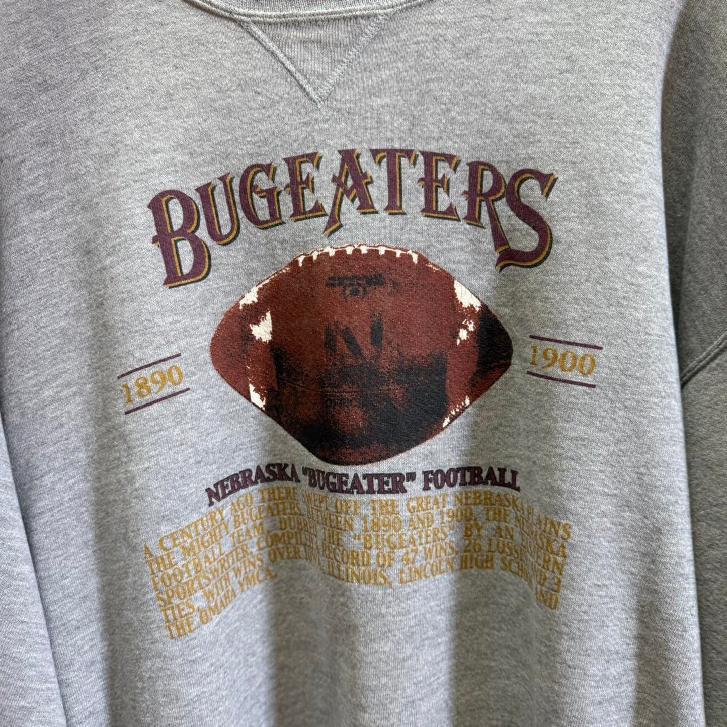 Vintage 90s Nebraska Huskers Bugeaters Crewneck
