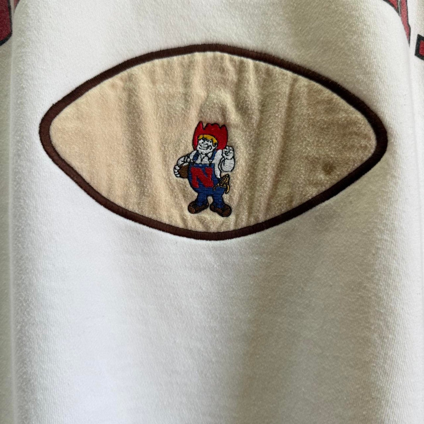 Vintage 90s Nebraska Huskers Herbie Football Crewneck
