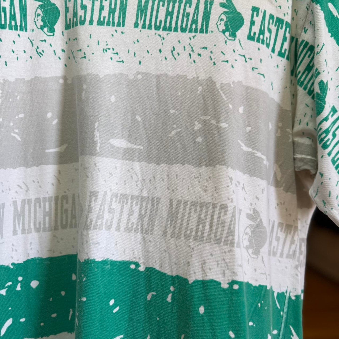 Vintage 90s Eastern Michigan University College T-Shirt