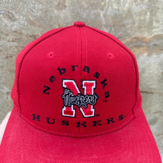 Vintage 90s Nebraska Huskers Russell Athletic Snapback