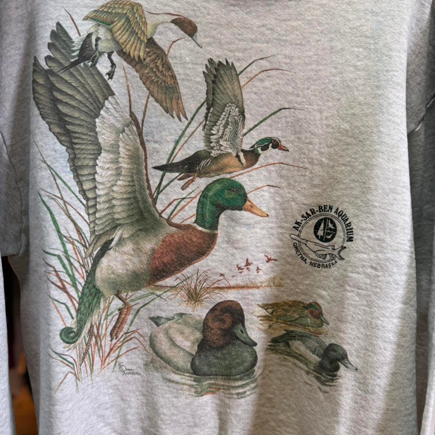 Vintage 90s Duck Animal Nature Ducks Crewneck