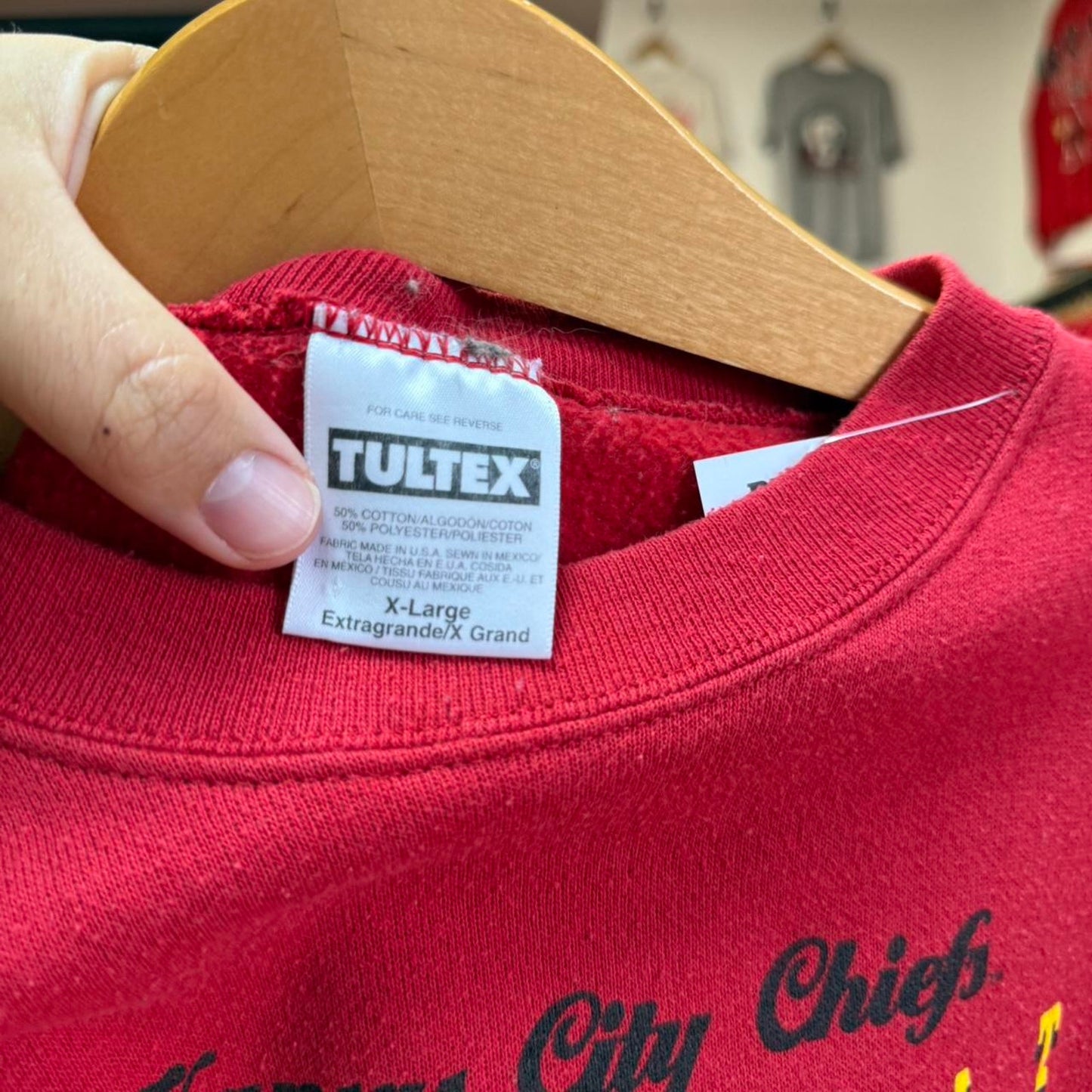 Vintage 90s Kansas City Chiefs NFL Crewneck
