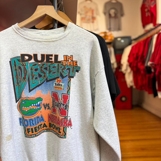 Vintage 90s Nebraska Huskers Fiesta Bowl Duel in the Desert Crewneck