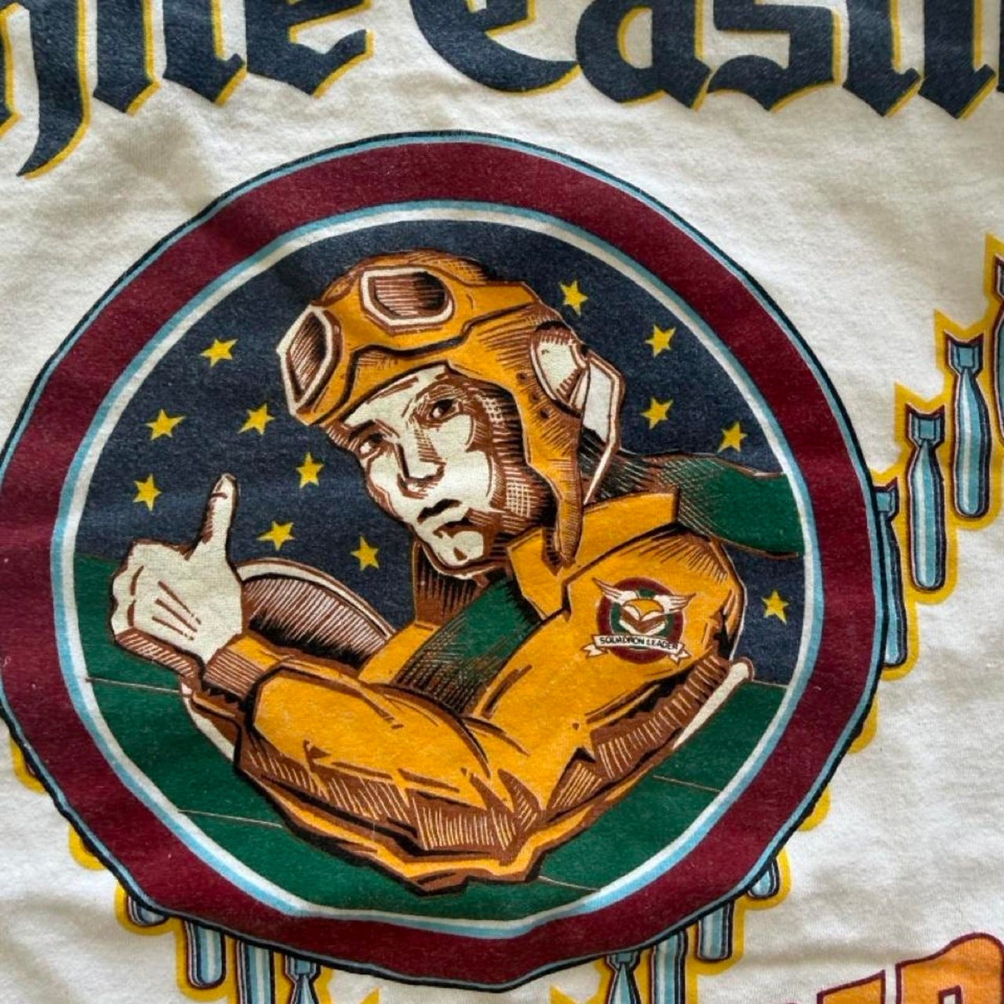 Vintage 90s White Castle Belly Bombers Restaurant T-Shirt - X-Large