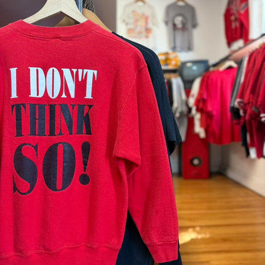 Vintage 90s Nebraska Huskers Life Without Football Crewneck