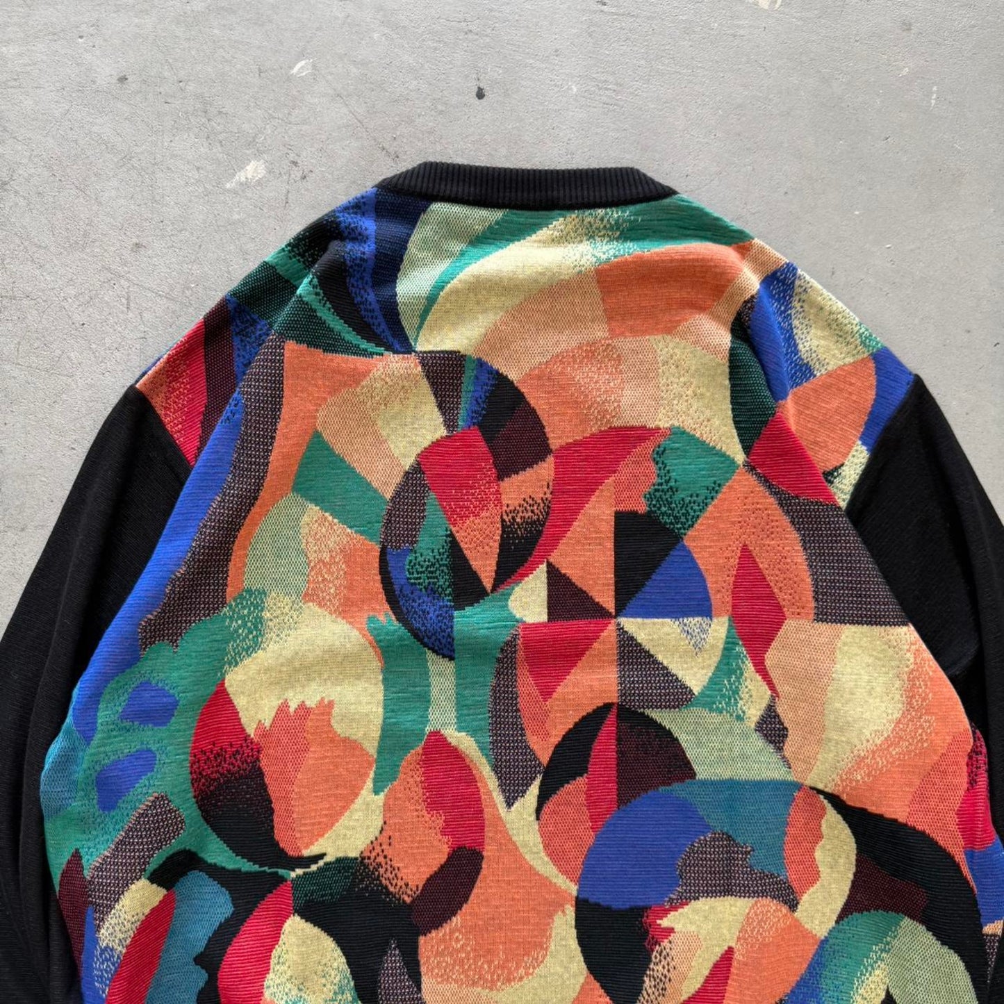 Vintage 90s St Croix Knits Funky Pattern Sweater - X-Large