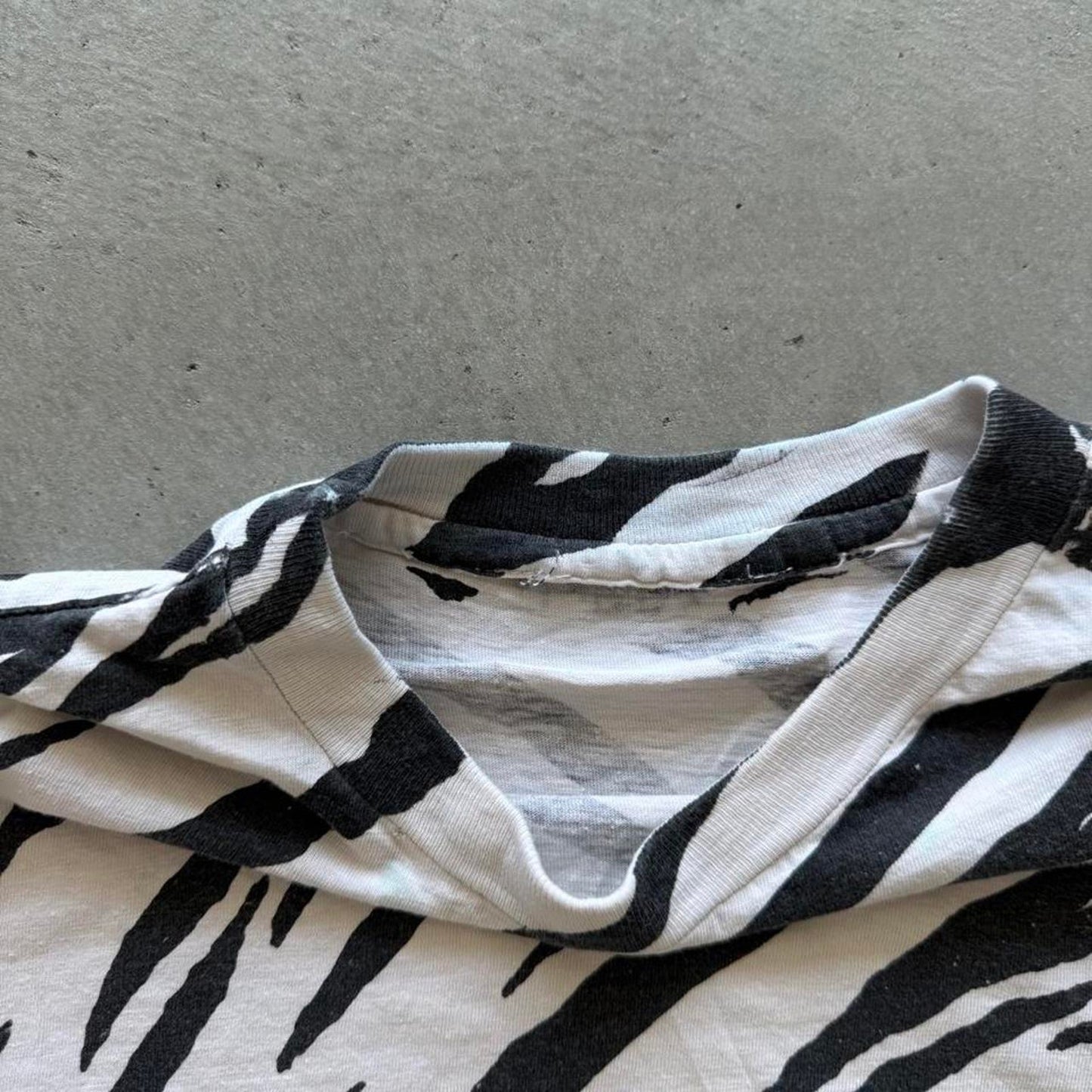 Vintage 90s Tiger Stripe Animal Nature AOP T-Shirt - X-Large