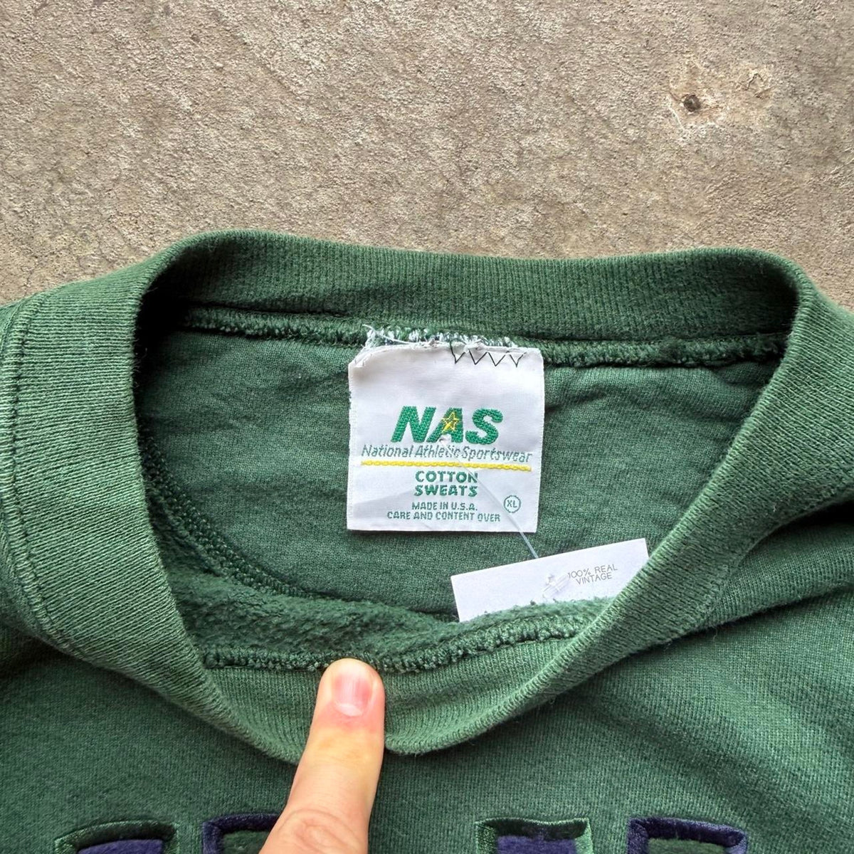 Vintage 90s Nebraska Huskers UN Embroidered Crewneck - X-Large