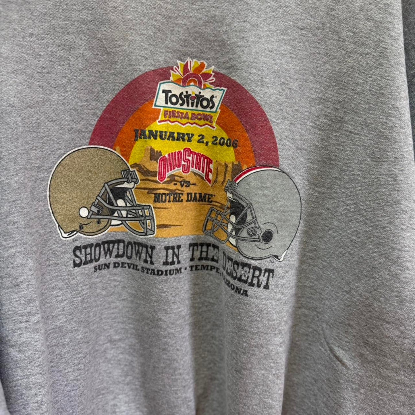 Vintage 90s Ohio State Vs Notre Dame Bowl Game Crewneck