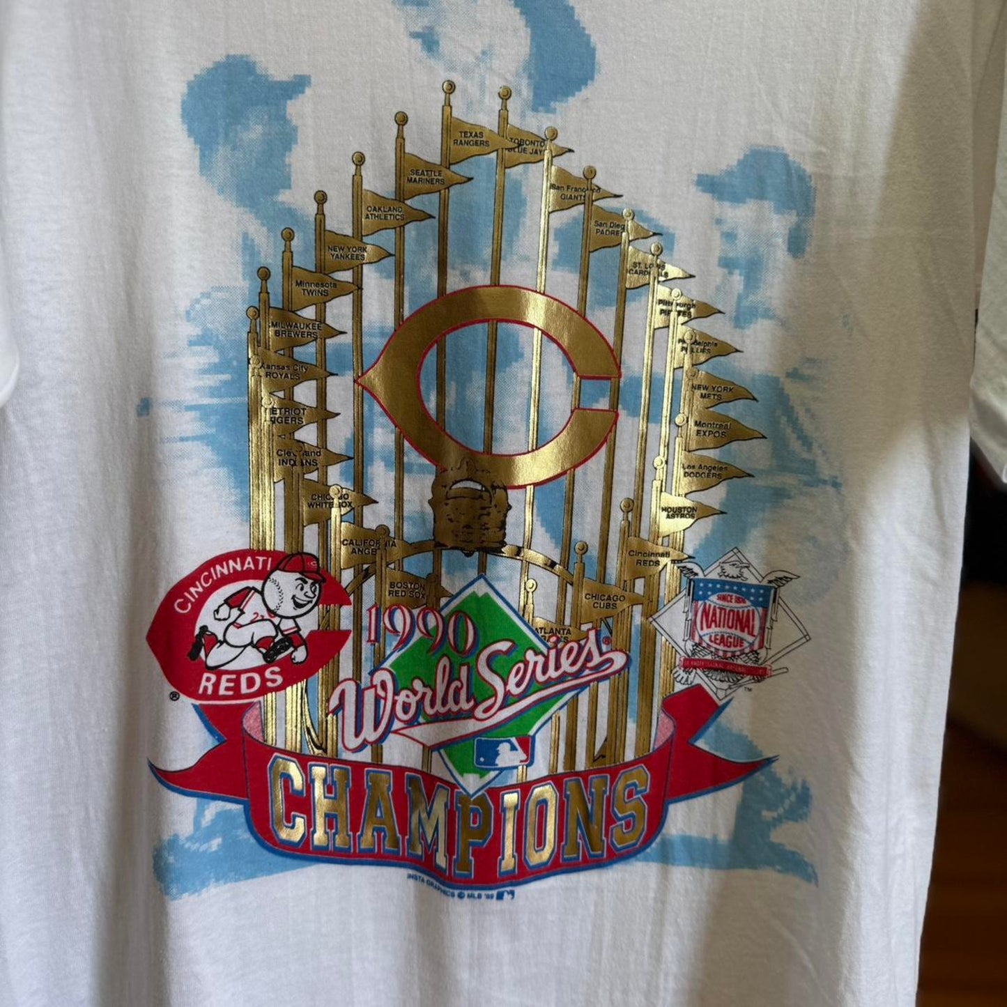 Vintage 90s Cincinnati Reds World Series Champions MLB T-Shirt