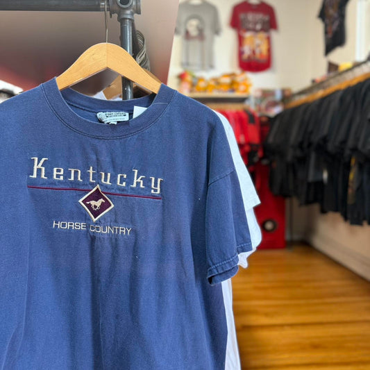 Vintage 90s Kentucky Derby Horse Country Animal T-Shirt