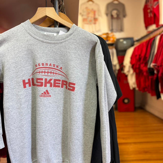 Vintage 90s Nebraska Huskers Adidas Crewneck