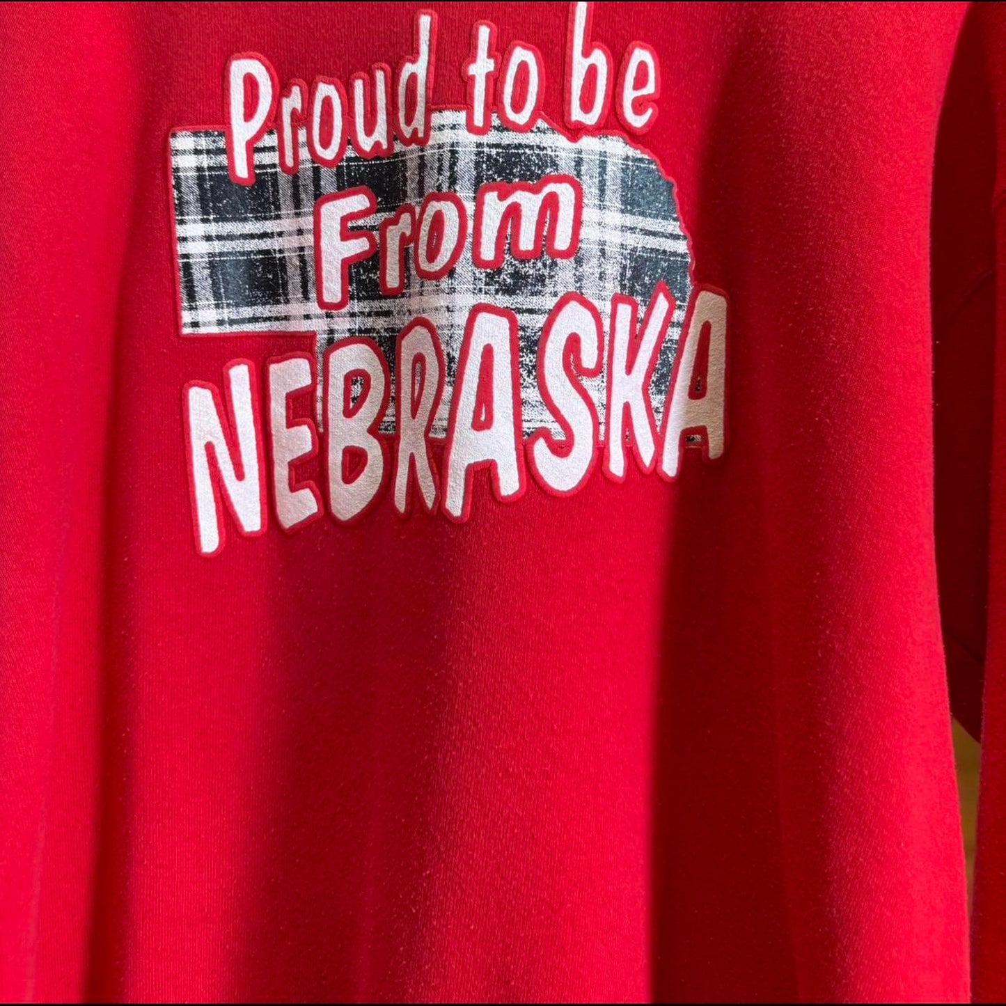 Vintage 90s Proud to be from Nebraska Huskers Crewneck