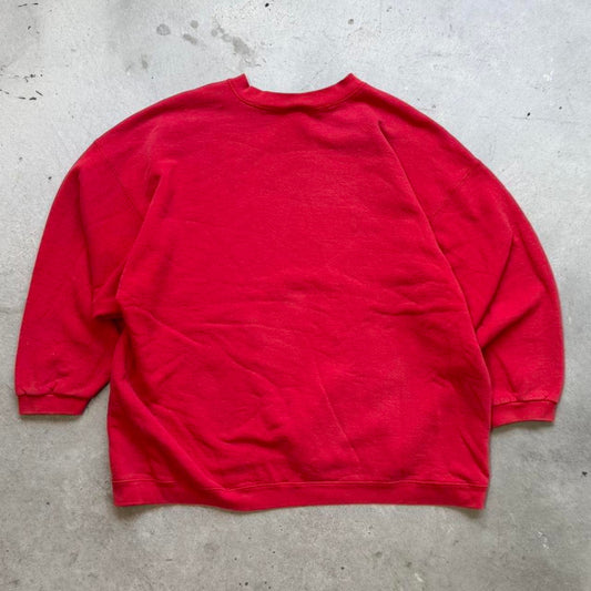 Vintage 90s Nike Center Swoosh Logo Check Crewneck - Large