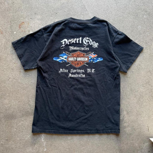 Vintage Harley Davidson Motorcycles Biker - Large