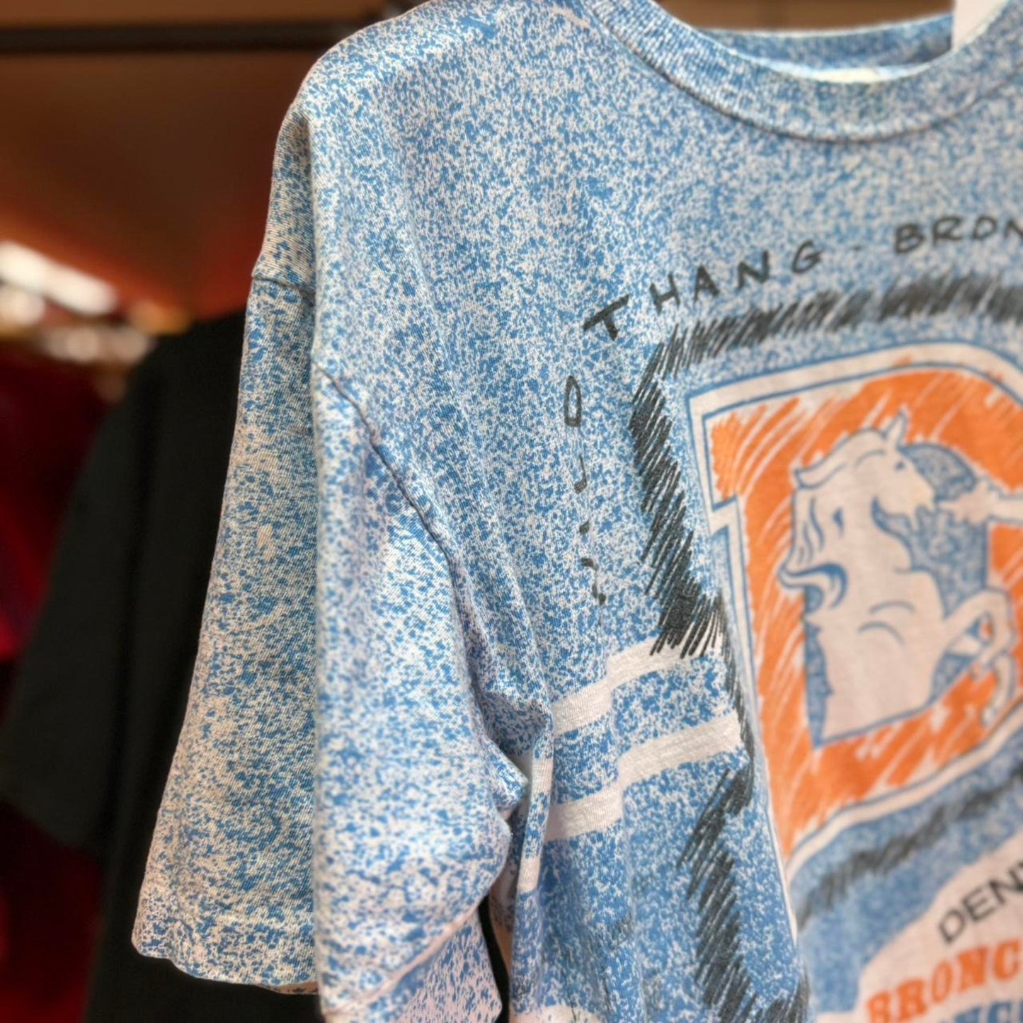 Vintage 90s Denver Broncos NFL AOP T-Shirt
