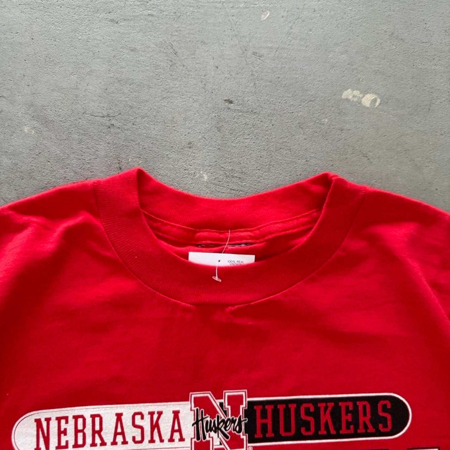 Vintage 90s Nebraska Huskers Athletic Dept T-Shirt - Large