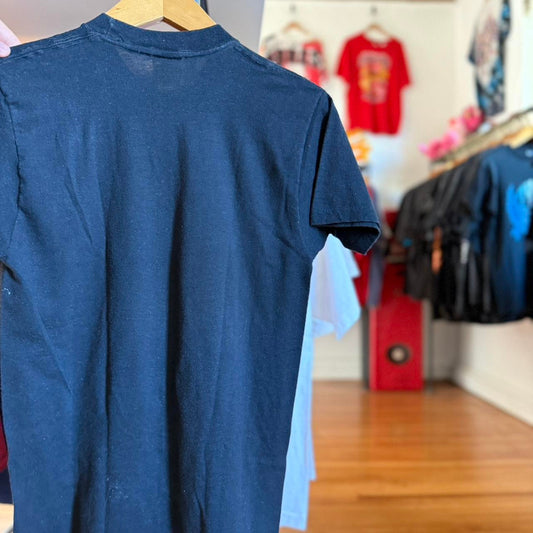 Vintage 1970s Harley Davidson Motorcycles Glitter Print Iron On T-Shirt