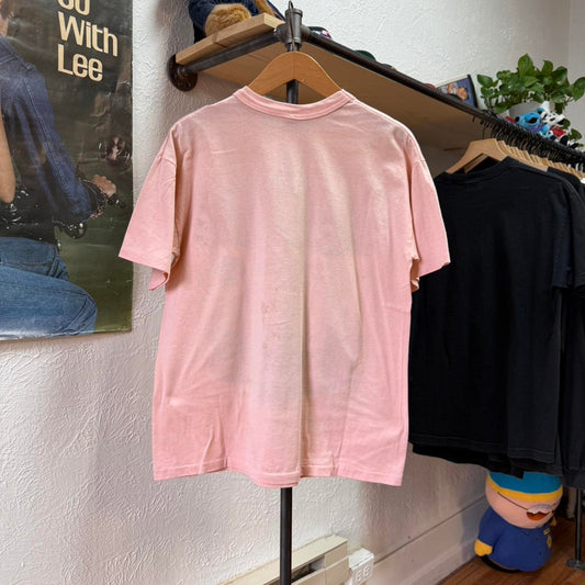 Vintage 80s Yellow Taxi Cab Car T-Shirt - Large