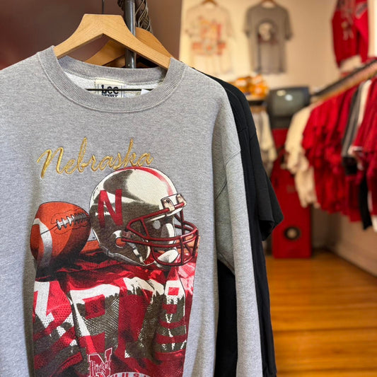 Vintage 90s Nebraska Huskers Football Crewneck