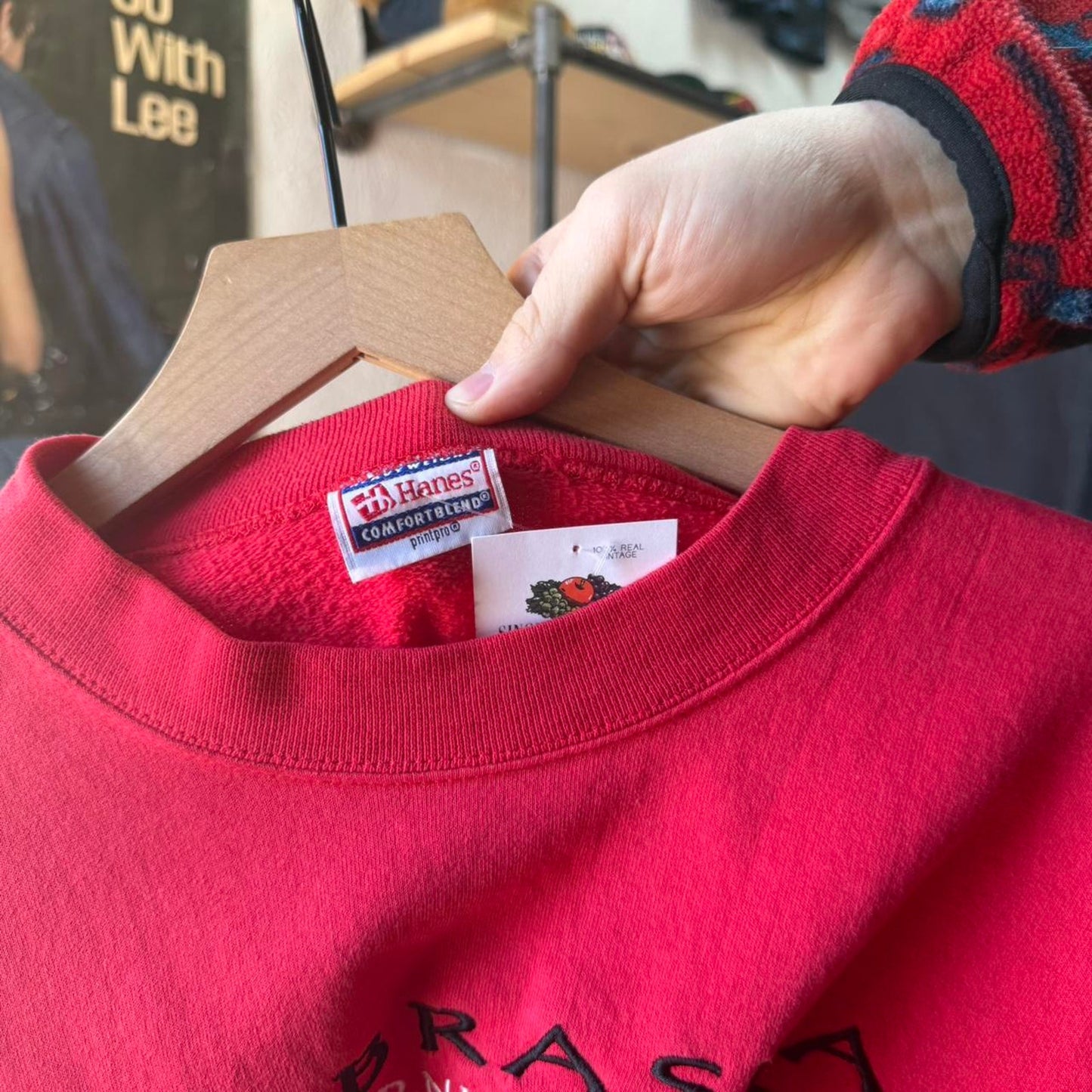 Vintage 90s Nebraska Huskers Embroidered Crewneck - X-Large