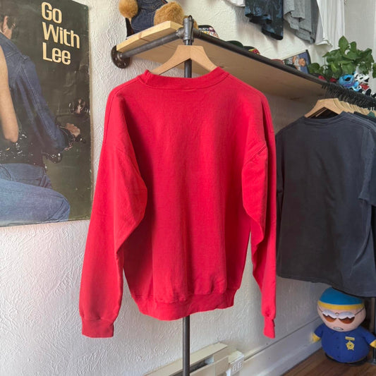 Vintage 90s Nebraska Huskers Embroidered Crewneck - X-Large