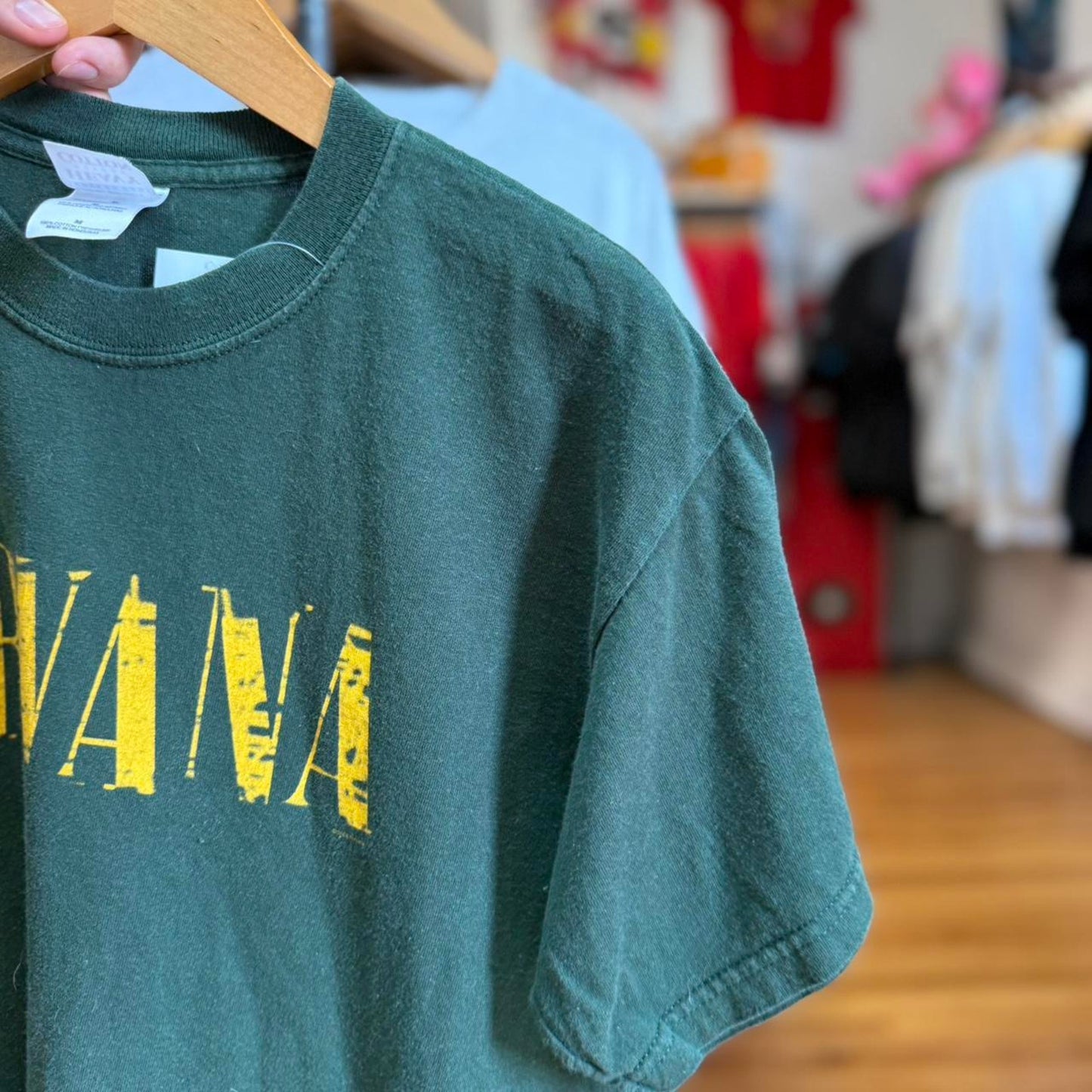 Vintage Y2K Nirvana Kurt Cobain Band Music Concert T-Shirt