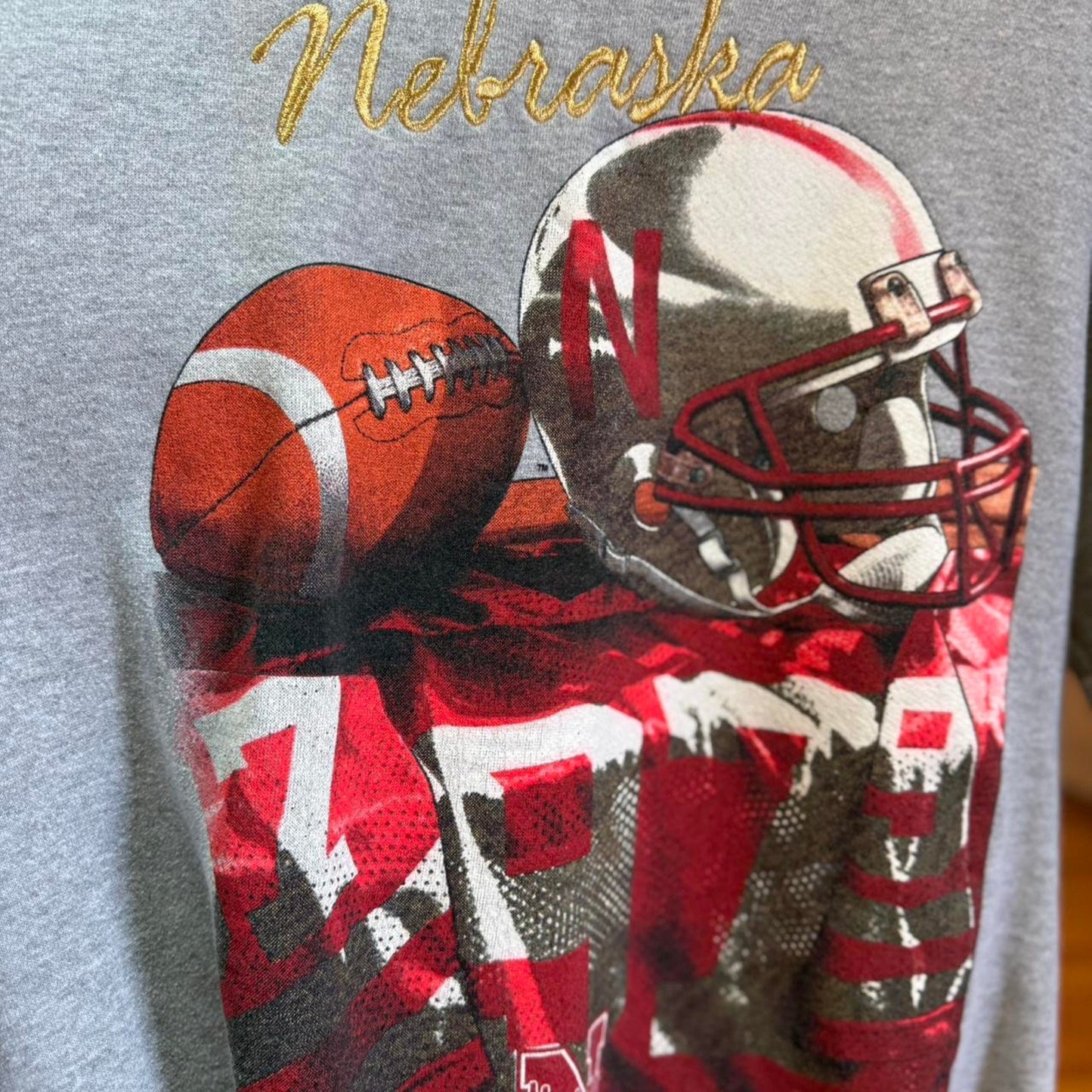 Vintage 90s Nebraska Huskers Football Crewneck