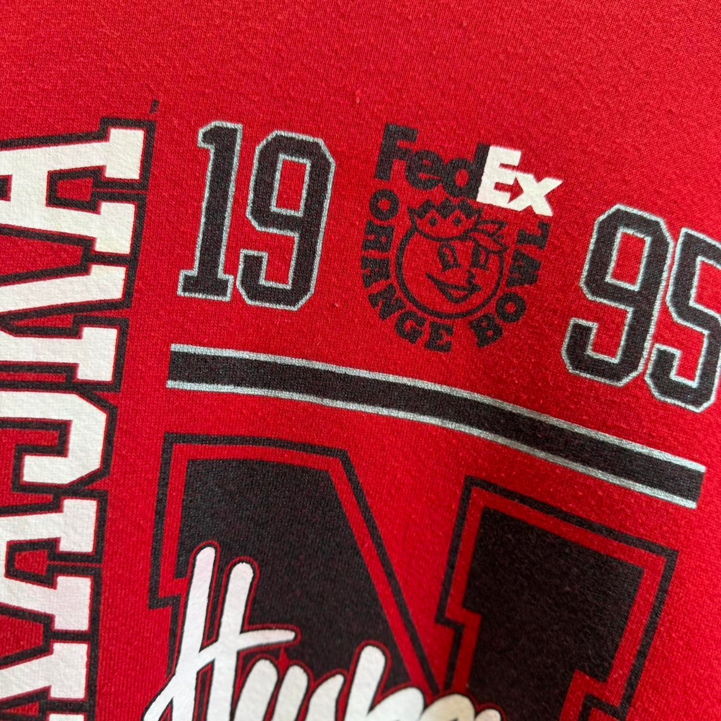 Vintage 90s Nebraska Huskers Orange Bowl National Champs Crewneck