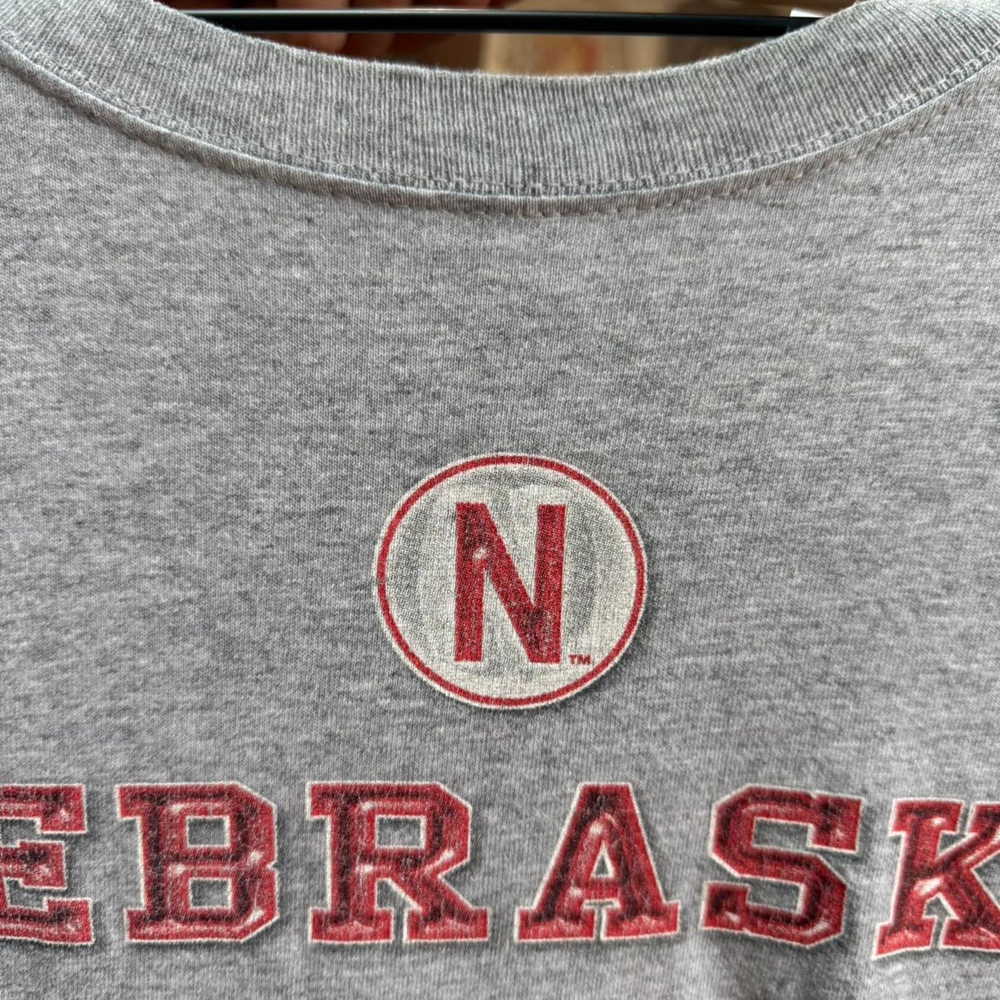 Vintage 90s Nebraska Huskers Football T-Shirt - Large