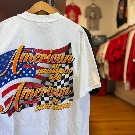 Vintage 1997 Steve Kinser NASCAR Racing Racecar T-Shirt - X-Large