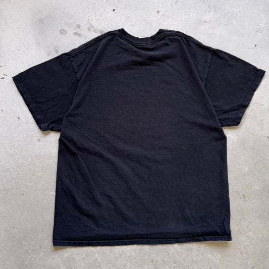 Vintage Y2K Video Game Text Humor T-Shirt - Large