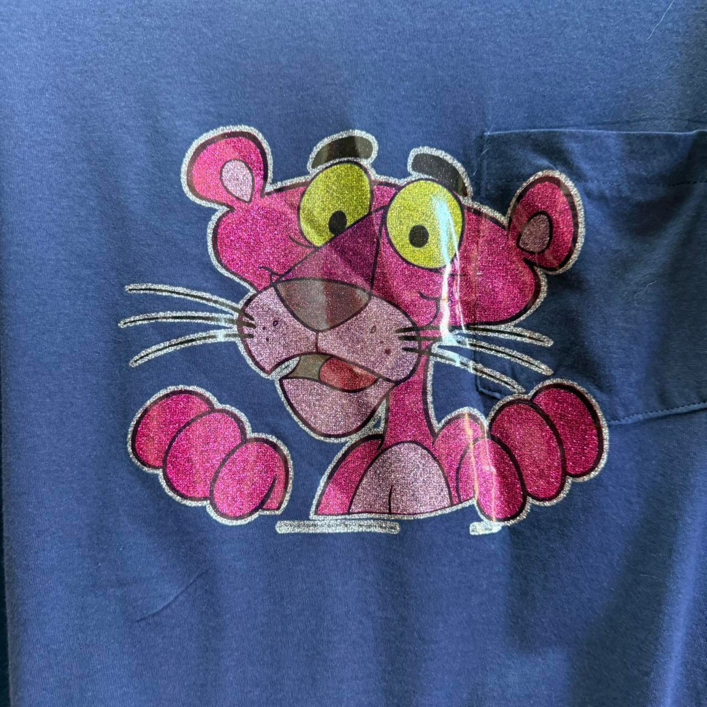 Vintage Pink Panther Pocket T-Shirt