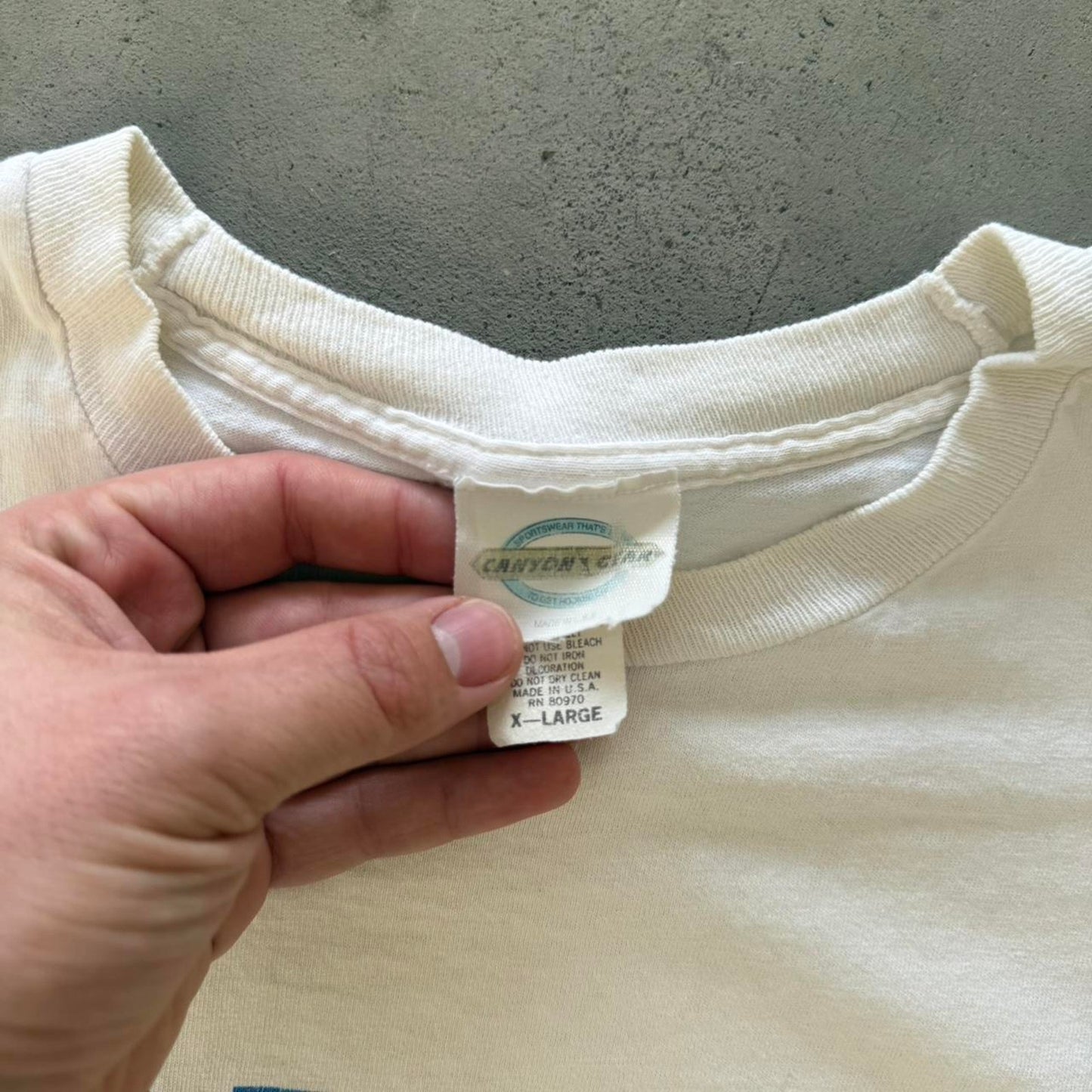 Vintage 90s Billfish University Animal T-Shirt - X-Large