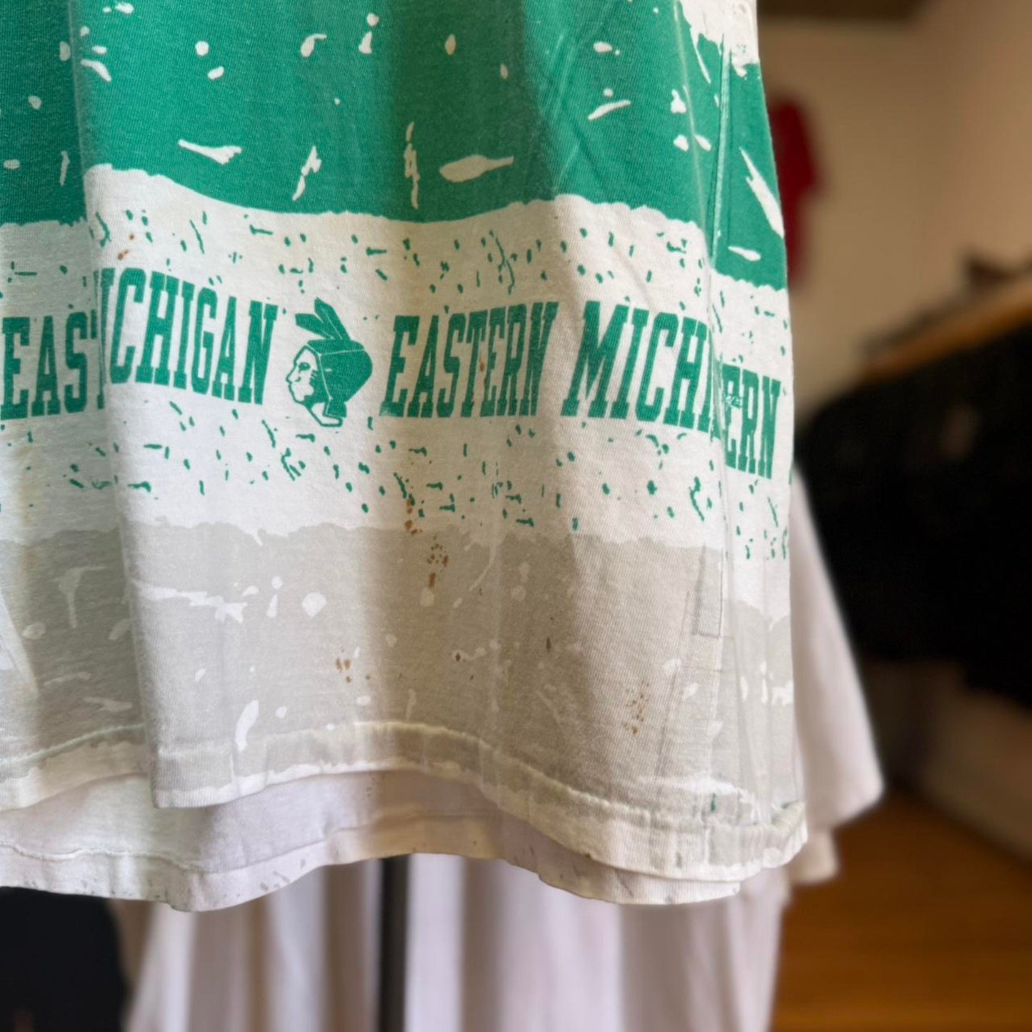 Vintage 90s Eastern Michigan University College T-Shirt