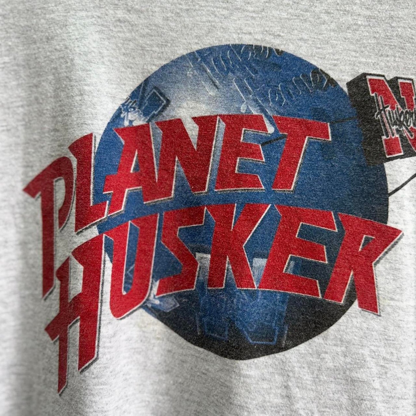 Vintage 90s Nebraska Huskers Planet Hollywood Parody T-Shirt - XX-Large