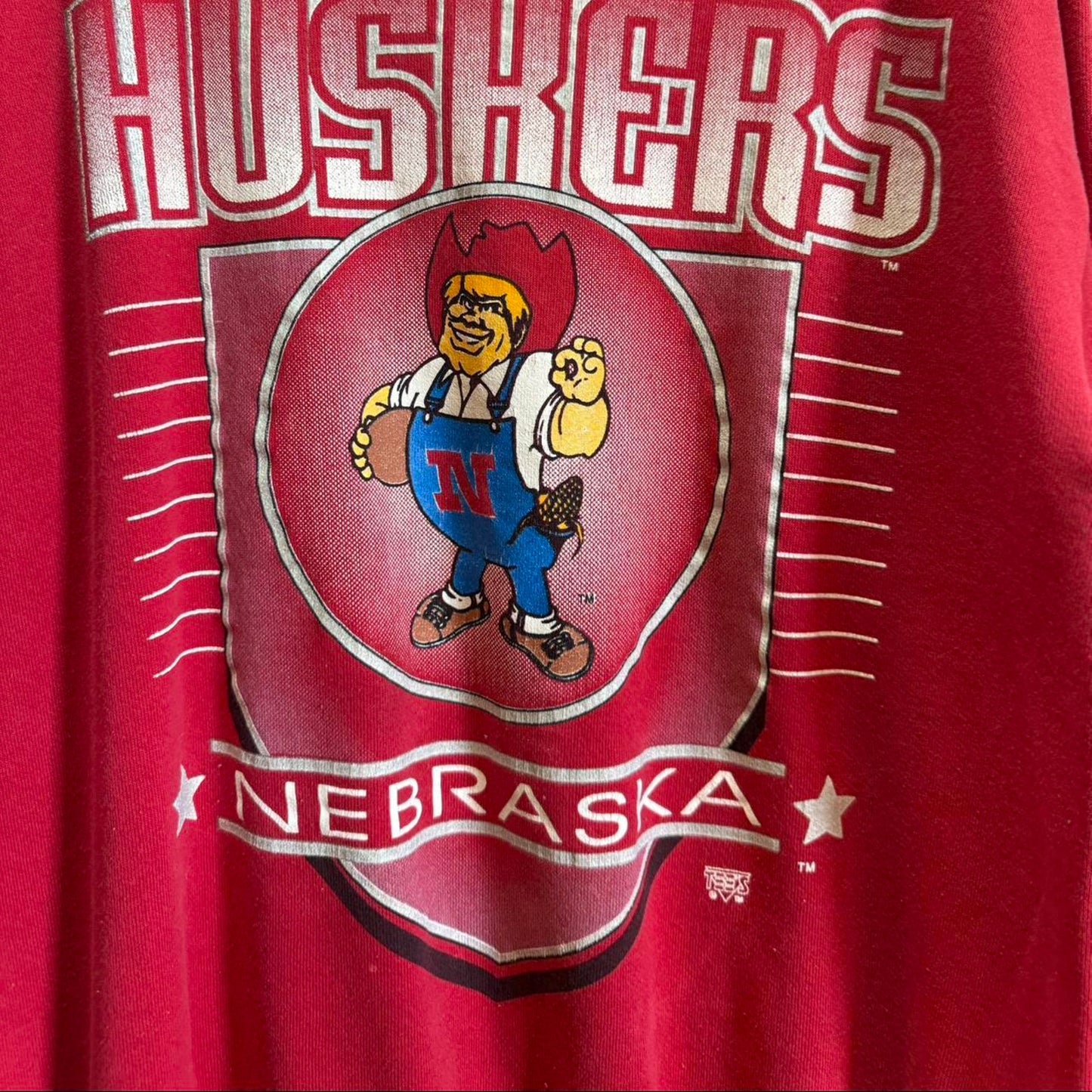 Vintage 90s Nebraska Huskers Herbie Crewneck