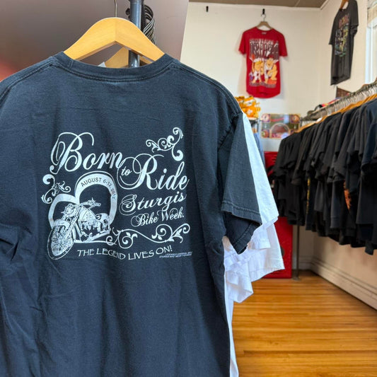 Vintage Y2K Black Hills Rally Biker T-Shirt