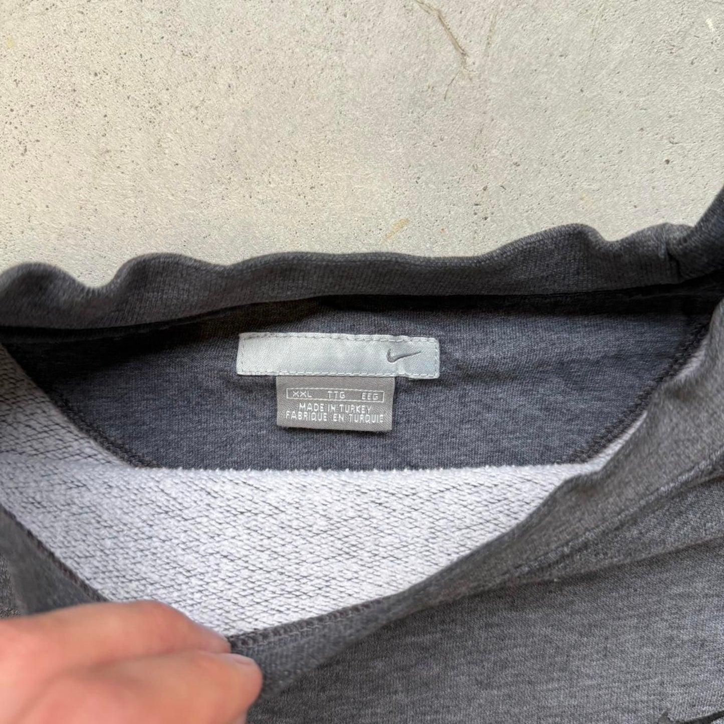 Vintage 90s Nike Side Swoosh Embroidered Crewneck - XX-Large