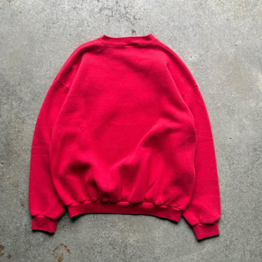 Vintage 90s Nebraska Huskers Embroidered Crewneck - X-Large