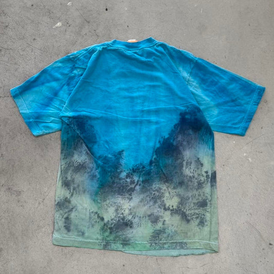 Vintage 90s Nickelodeon Dinosaur Movie Tie Dye T-Shirt - Large