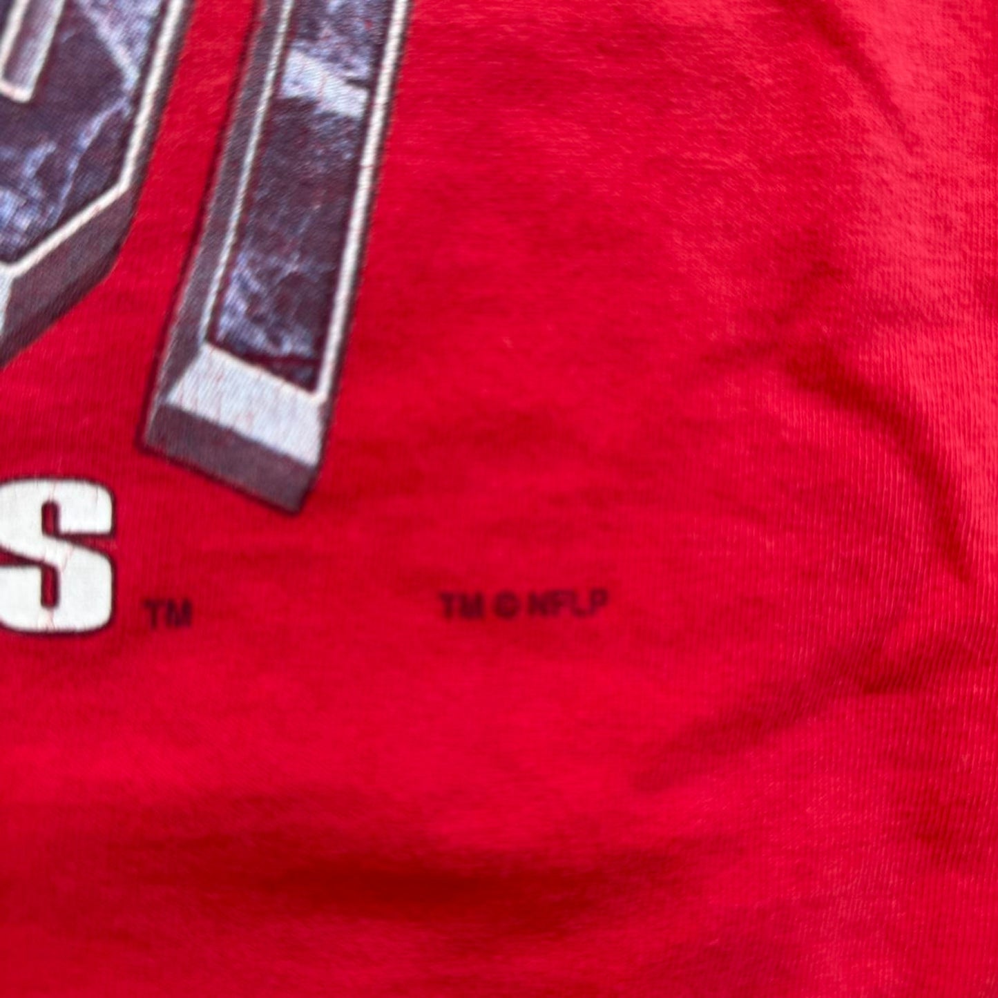 Vintage 90s San Francisco 49ers Superhero NFL T-Shirt - Kids 14-16