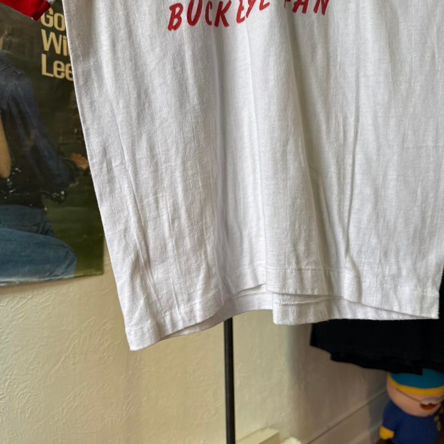 Vintage 80s Number One Buckeye Fan Wisconsin T-Shirt - Medium