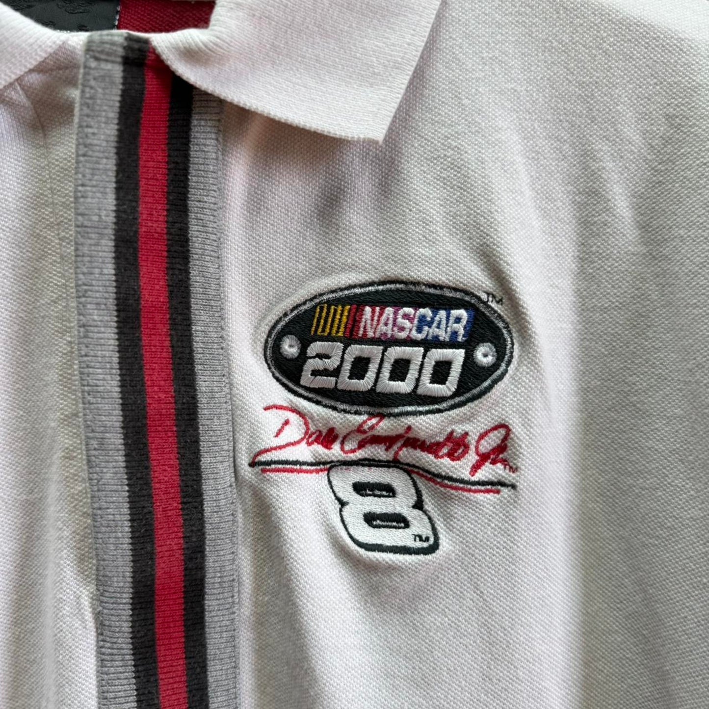 Vintage 90s Dale Earnhardt Jr NASCAR Polo Shirt - Medium