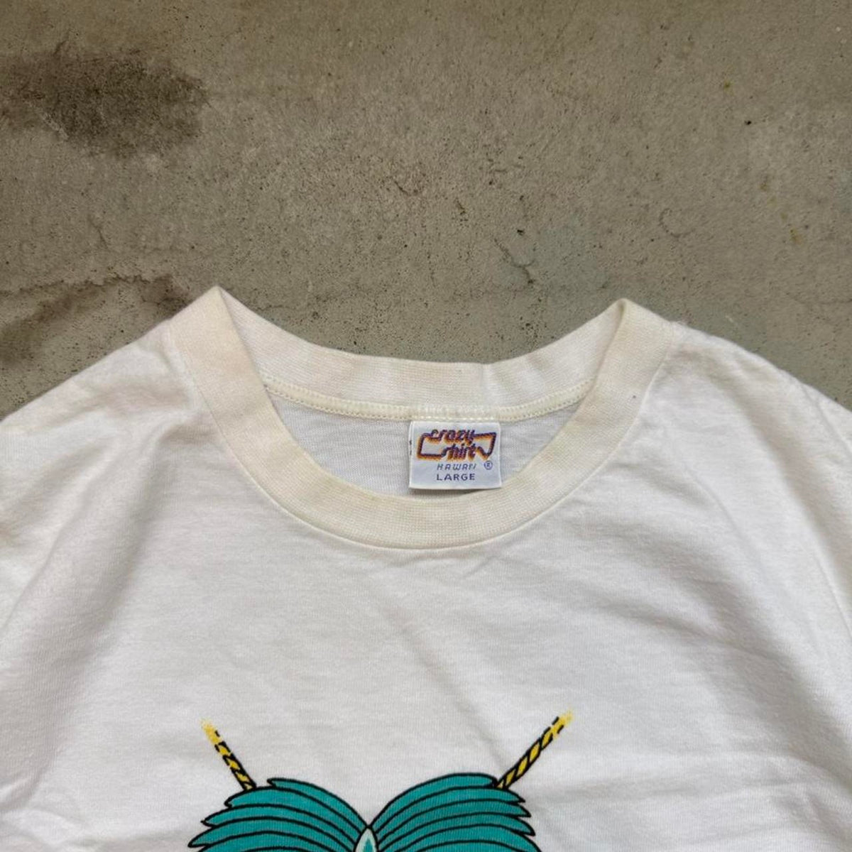 Vintage B Kliban Crazy Shirts Fishing Fish T-Shirt - Large