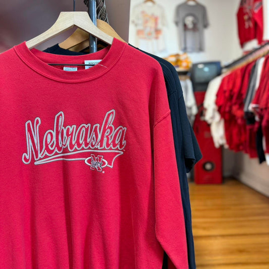 Vintage 90s Nebraska Huskers Football Crewneck