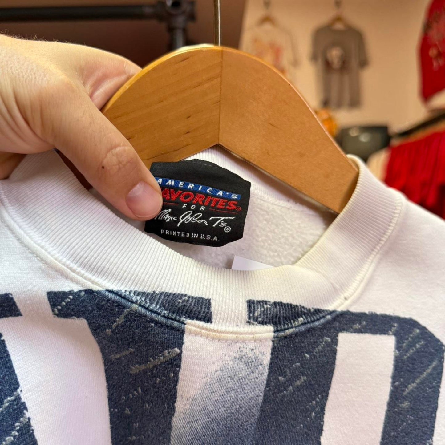 Vintage 90s Dallas Cowboys AOP Magic Johnson Crewneck