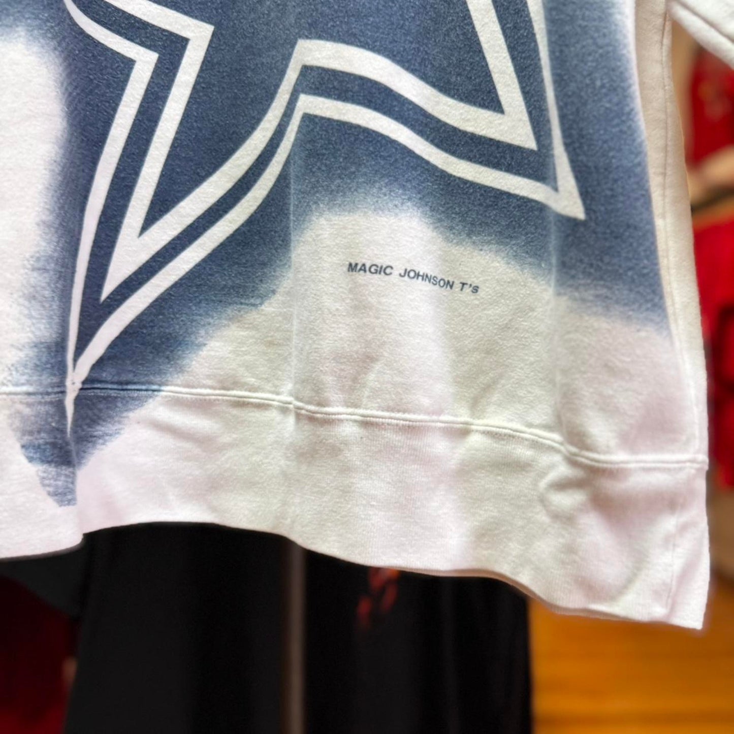 Vintage 90s Dallas Cowboys AOP Magic Johnson Crewneck